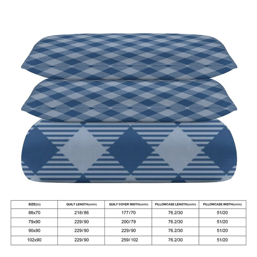 King 3-Piece Bedding Set-102"x90"/ 259x229cm