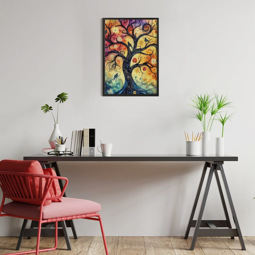 Birds in a tree Wooden Puzzle