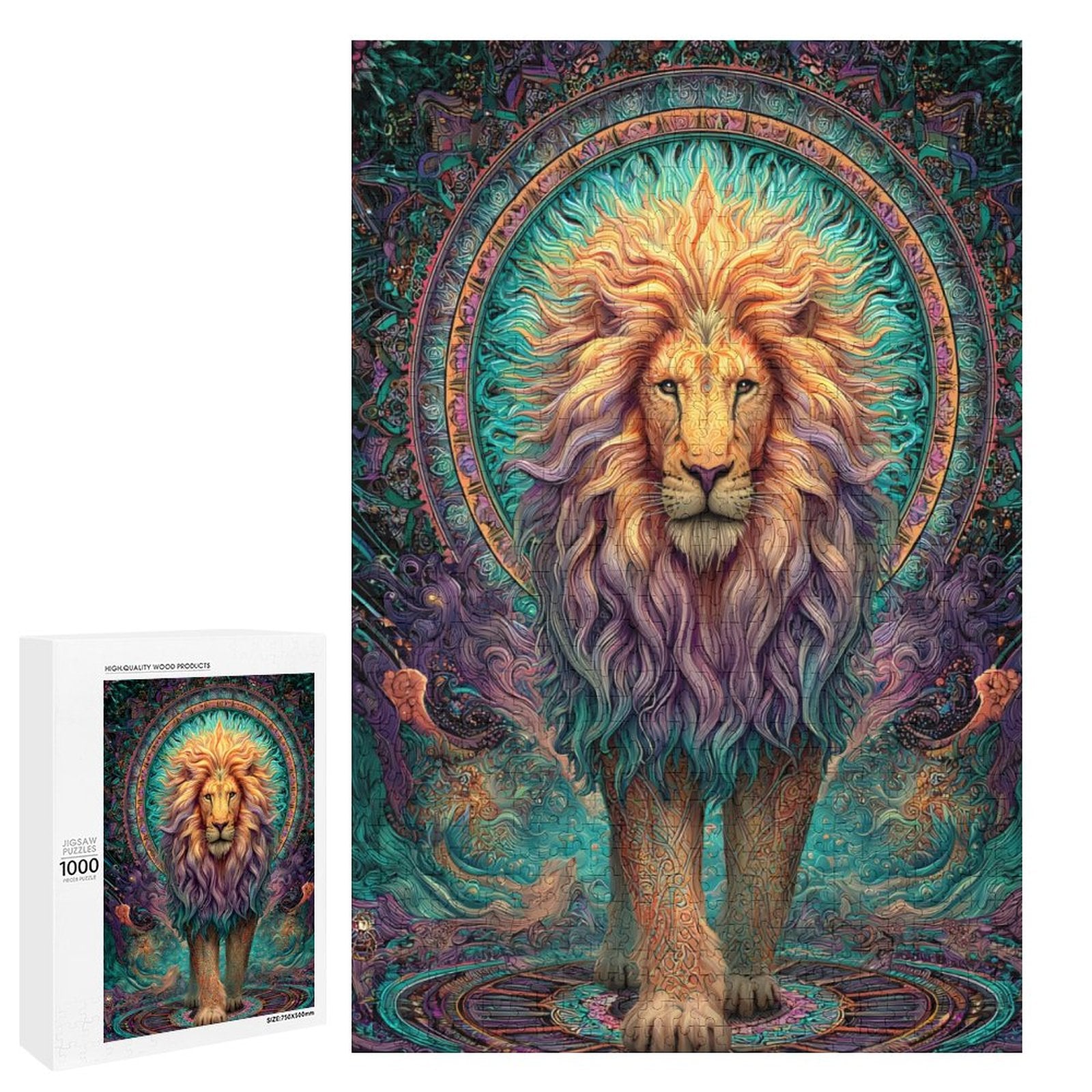 Leo King of the Jungle Wooden Puzzle