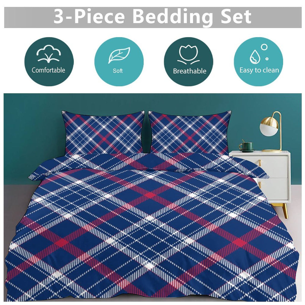 Full 3-Piece Bedding Set-86"×70"/ 218×177cm