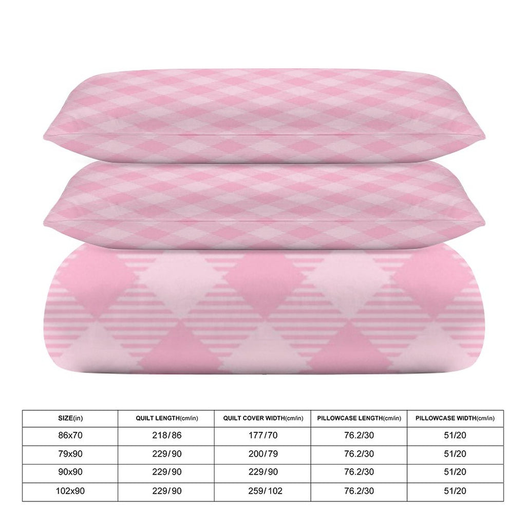 Queen 3-Piece Bedding Set-90"x90"/ 229x229cm