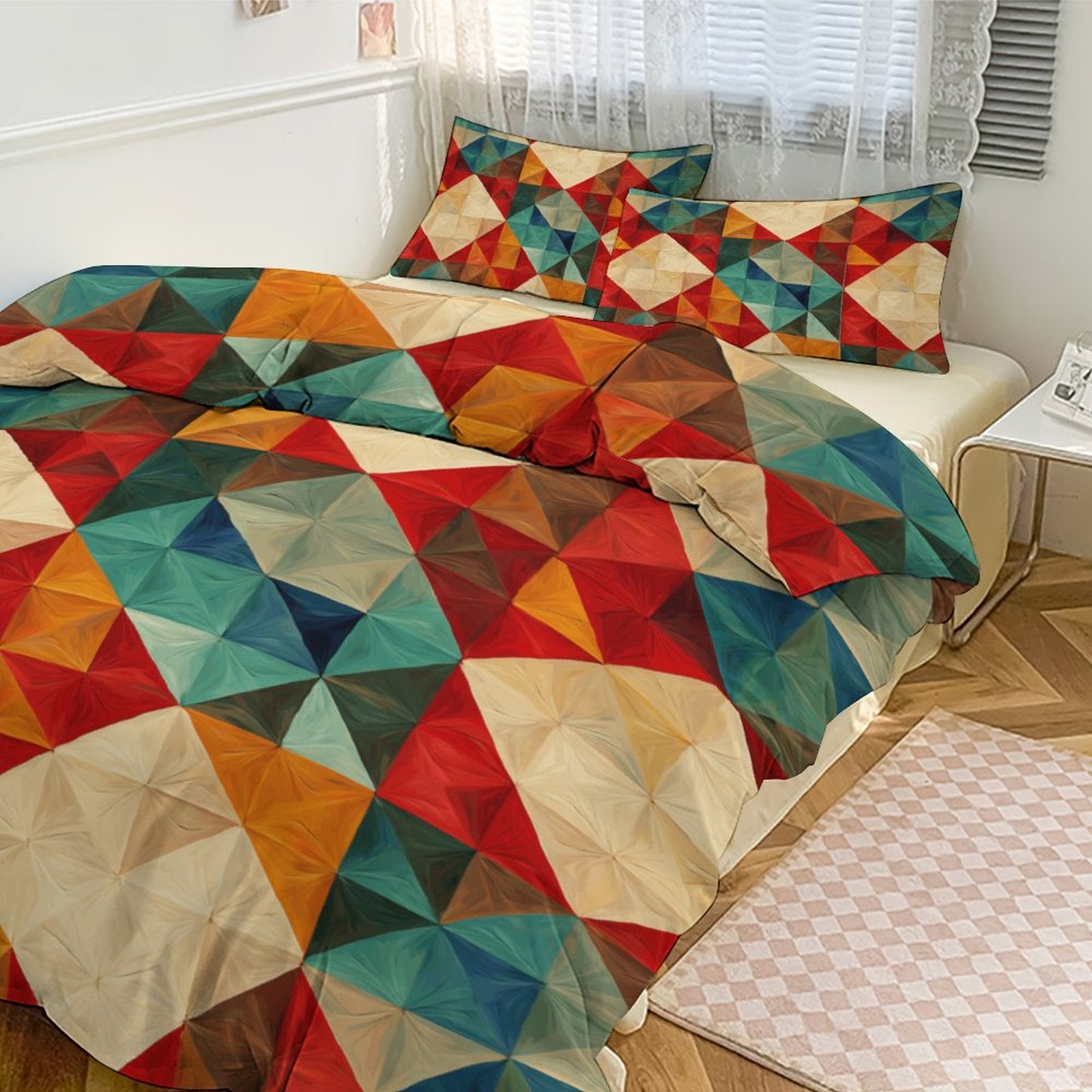 Full 3-Piece Bedding Set-86"×70"/ 218×177cm
