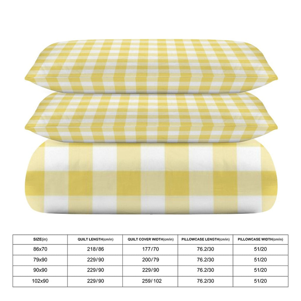 Queen 3-Piece Bedding Set-90"x90"/ 229x229cm