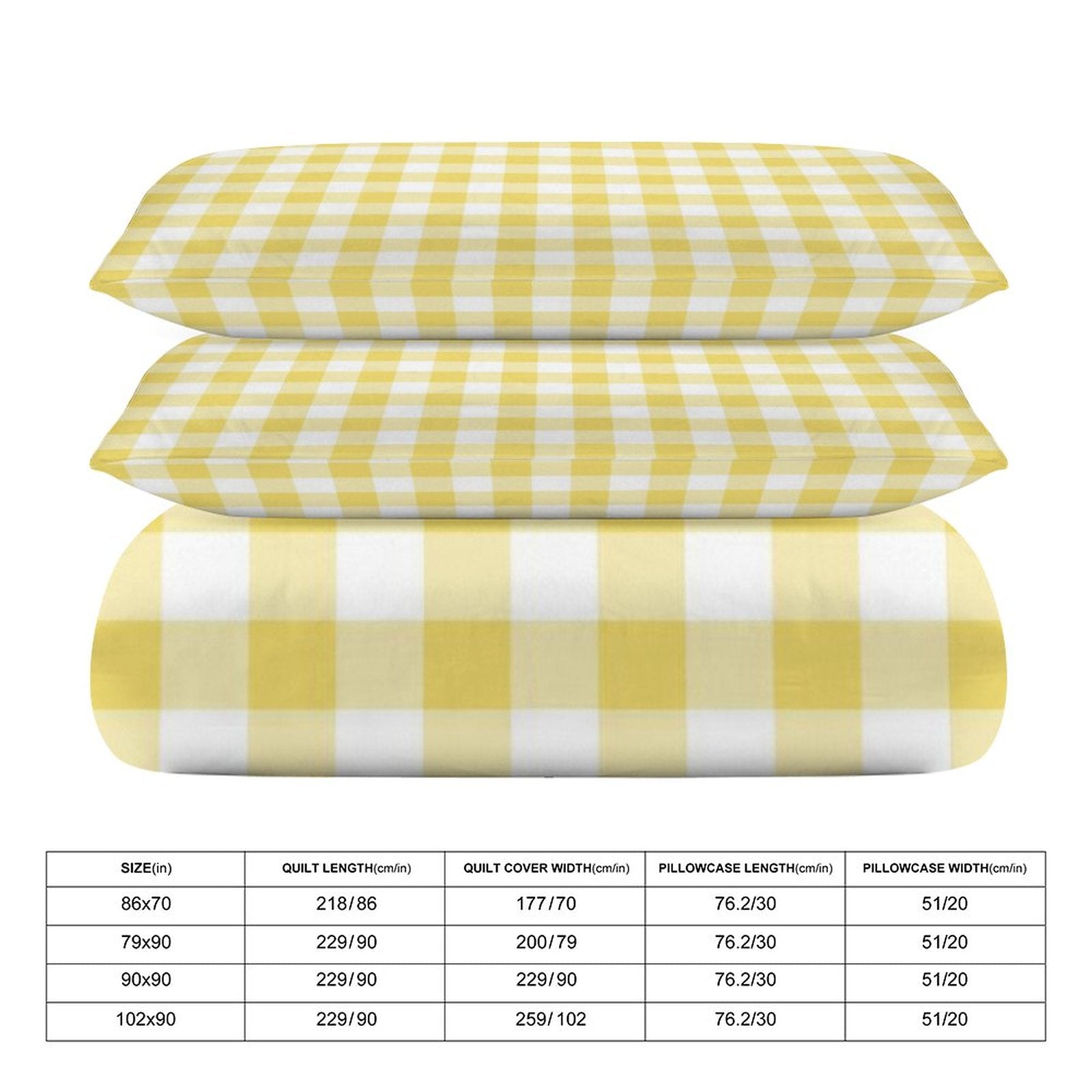 Queen 3-Piece Bedding Set-90"x90"/ 229x229cm