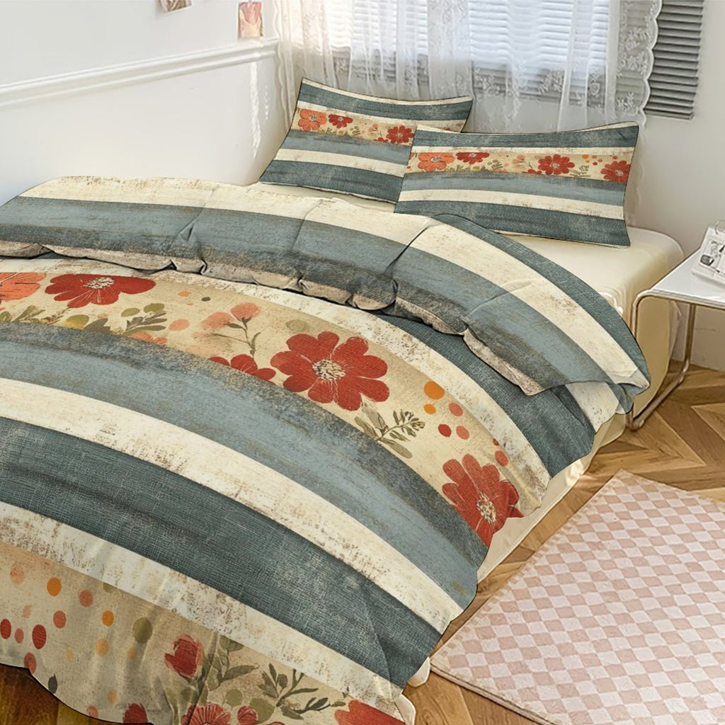 Queen 3-Piece Bedding Set-90"x90"/ 229x229cm