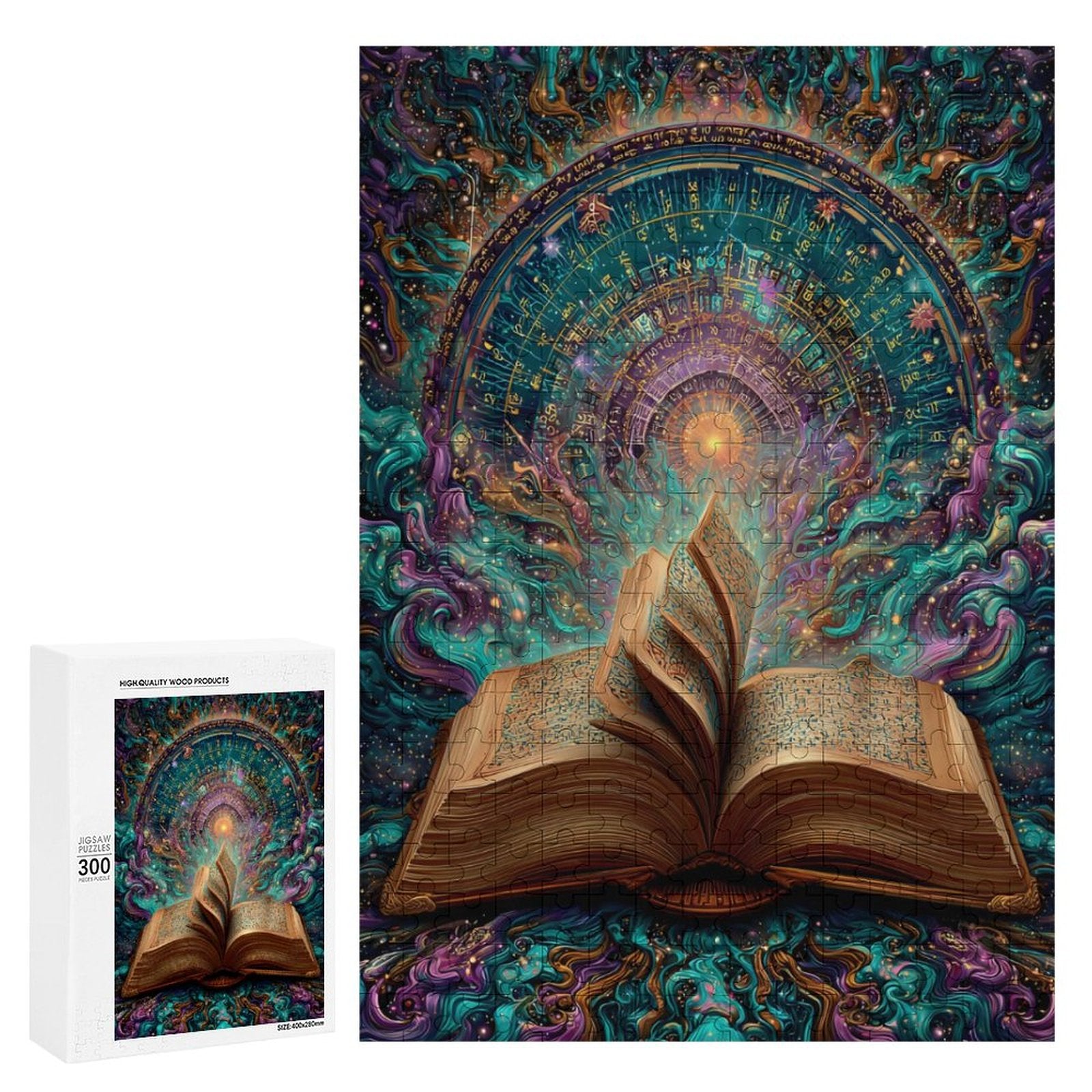 Turn the page Wooden Puzzle