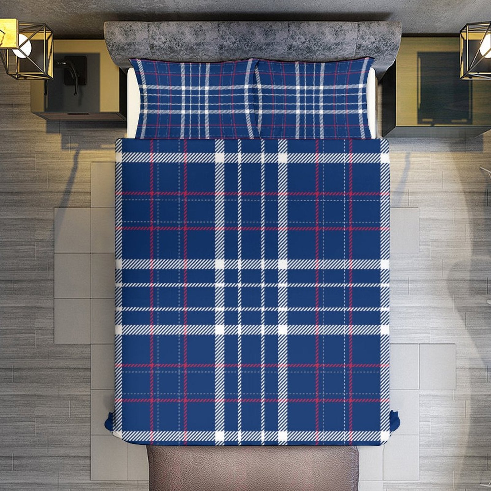 Queen 3-Piece Bedding Set-90"x90"/ 229x229cm