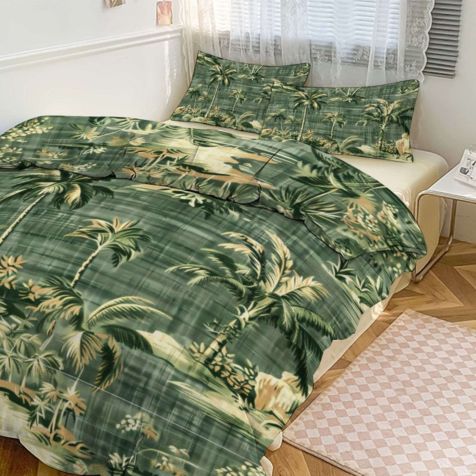 Full 3-Piece Bedding Set-86"×70"/ 218×177cm