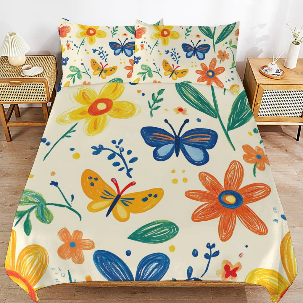Queen 3-Piece Bedding Set-90"x90"/ 229x229cm