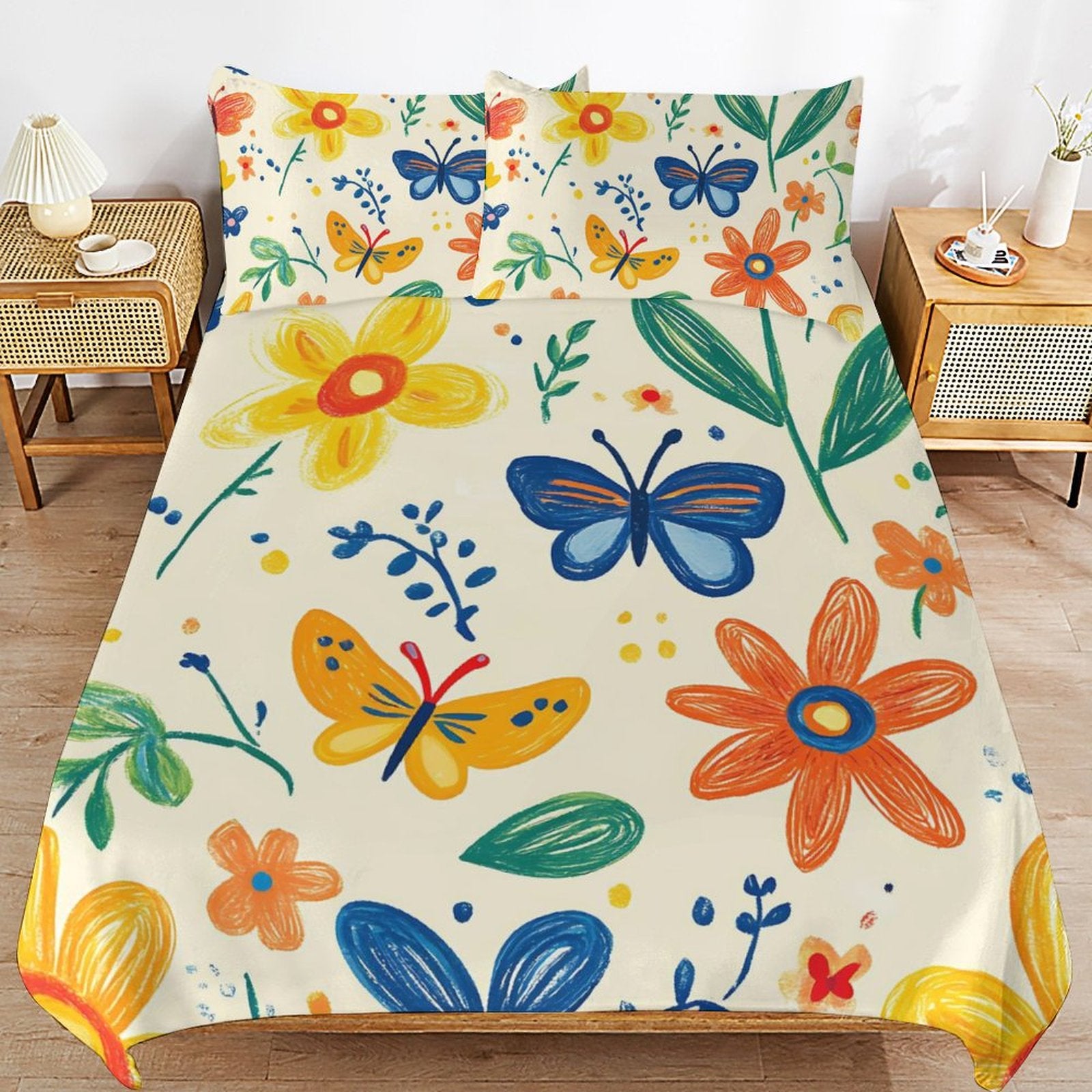 Queen 3-Piece Bedding Set-90"x90"/ 229x229cm