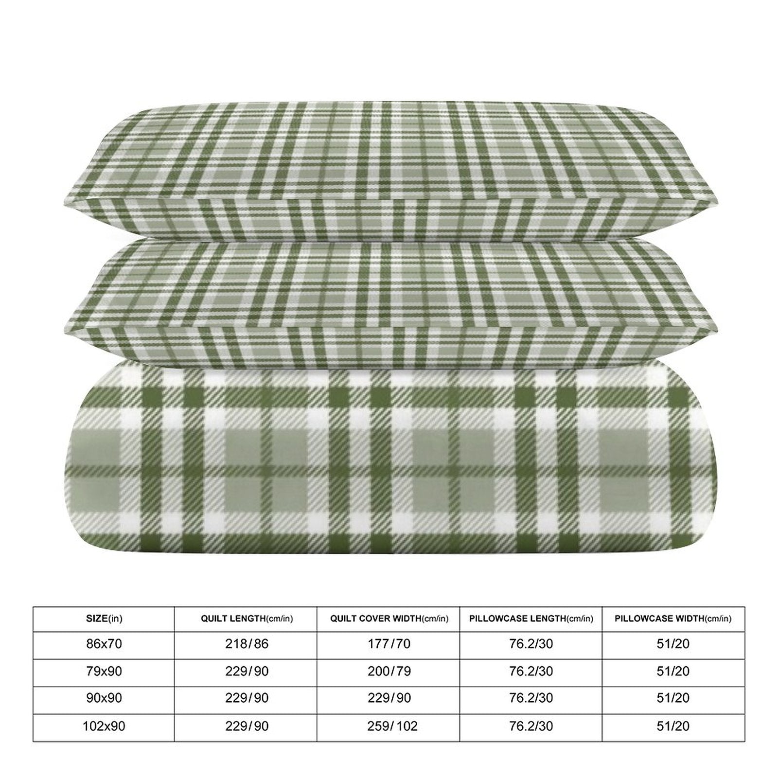 Full 3-Piece Bedding Set-86"×70"/ 218×177cm