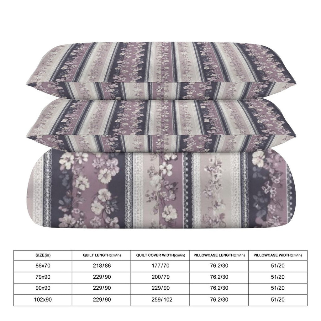 Queen 3-Piece Bedding Set-90"x90"/ 229x229cm