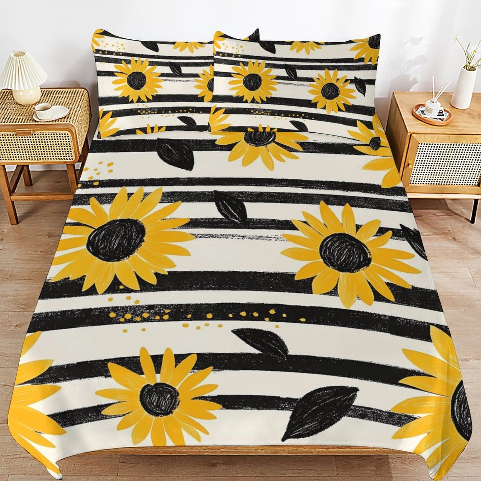 Queen 3-Piece Bedding Set-90"x90"/ 229x229cm