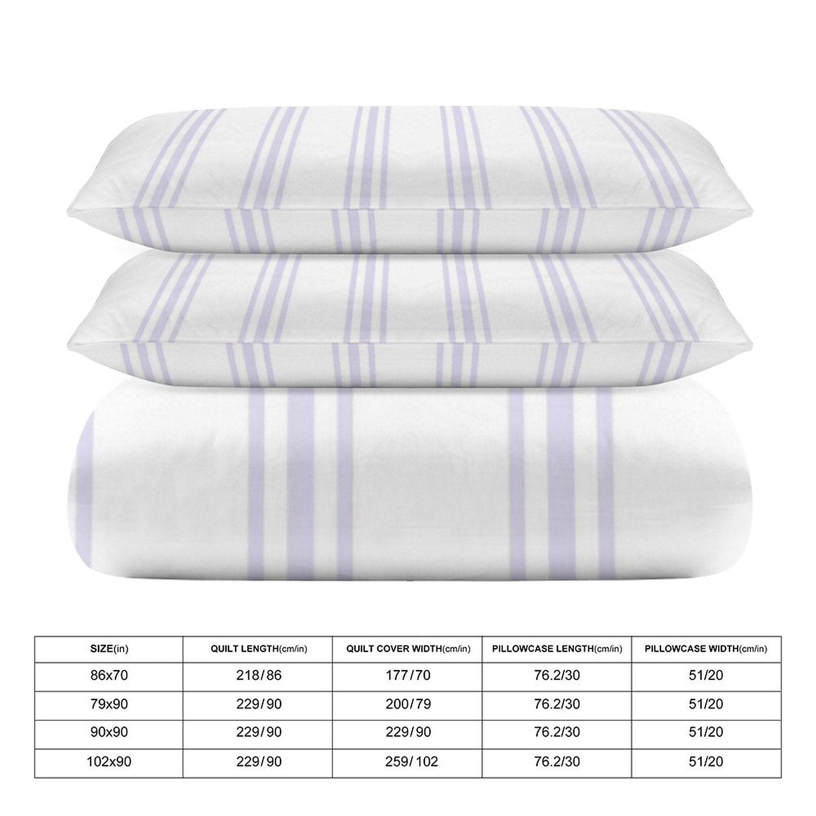 King 3-Piece Bedding Set-102"x90"/ 259x229cm