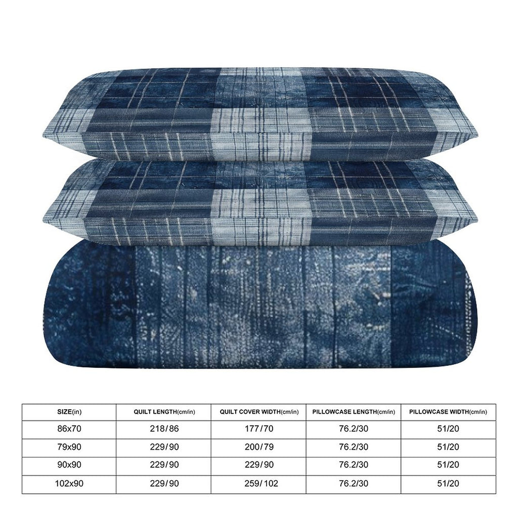 King 3-Piece Bedding Set-102"x90"/ 259x229cm