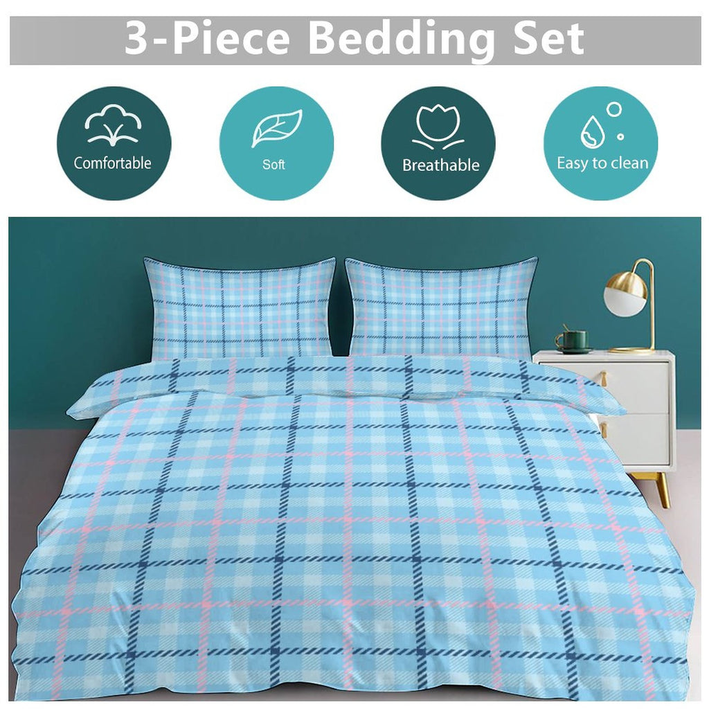 Full 3-Piece Bedding Set-86"×70"/ 218×177cm
