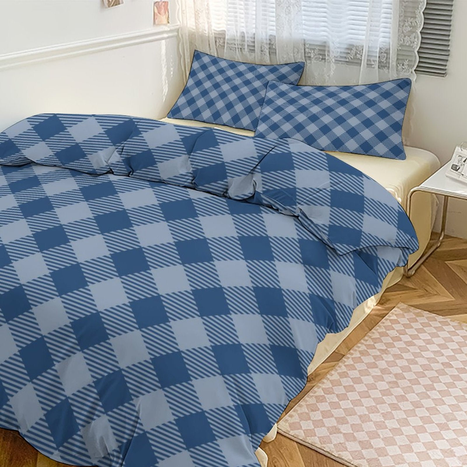 Queen 3-Piece Bedding Set-90"x90"/ 229x229cm