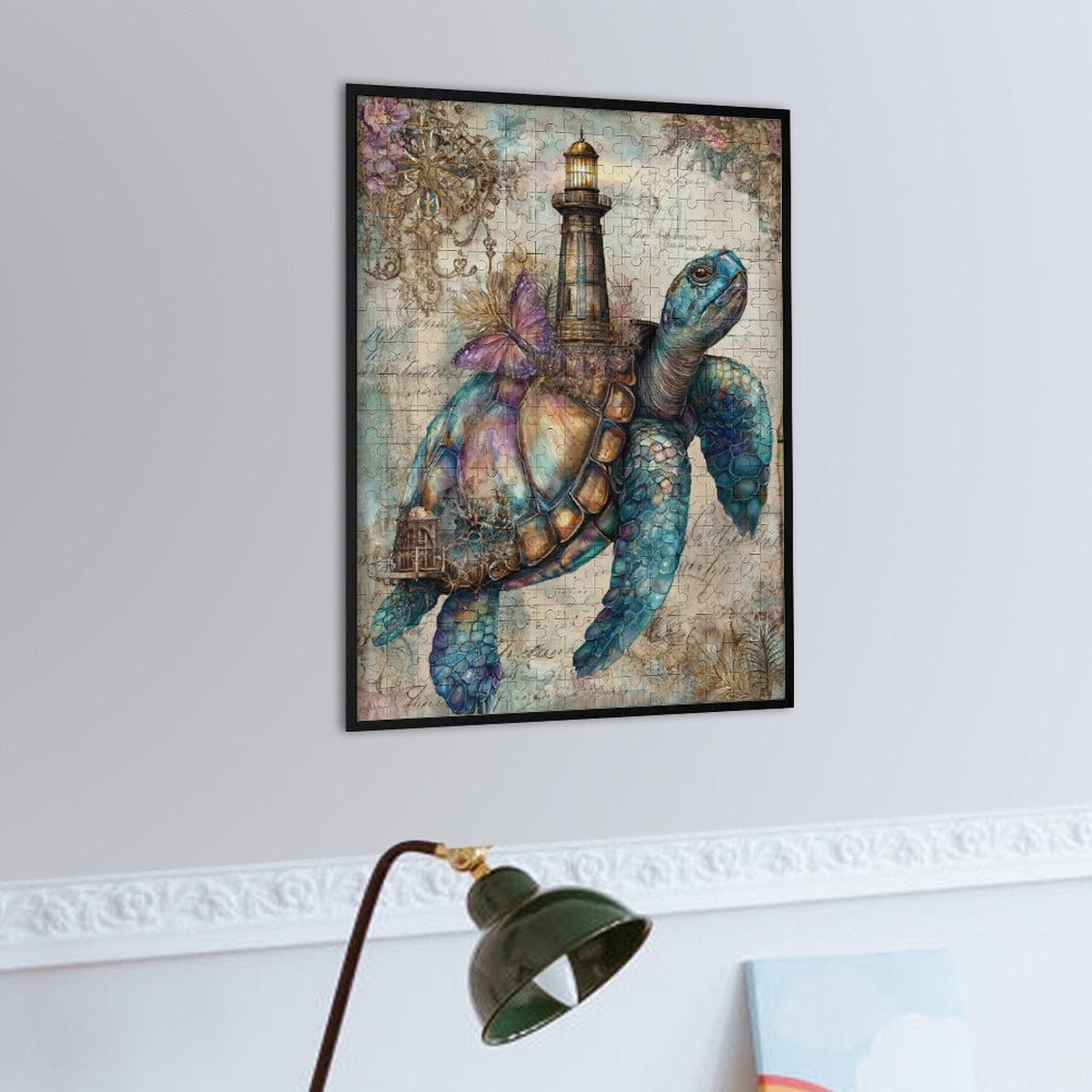 Lighthouse Turtle Wooden Puzzle