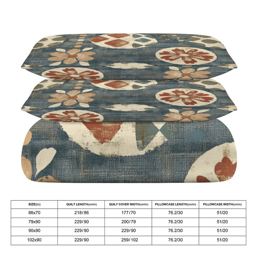 Full 3-Piece Bedding Set-86"×70"/ 218×177cm