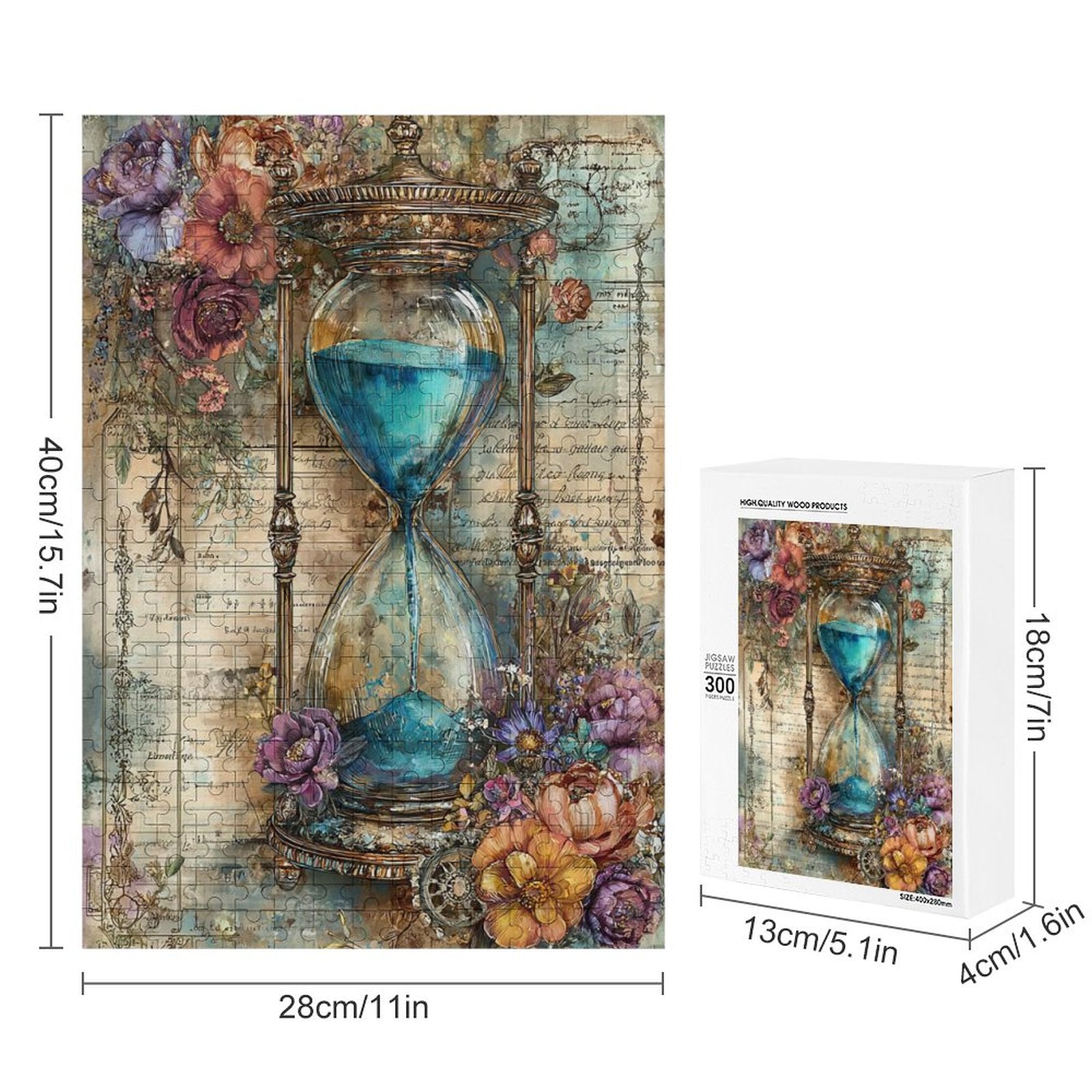 Hourglass Wooden Puzzle