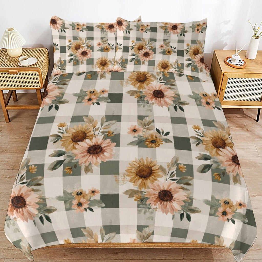 Queen 3-Piece Bedding Set-90"x90"/ 229x229cm