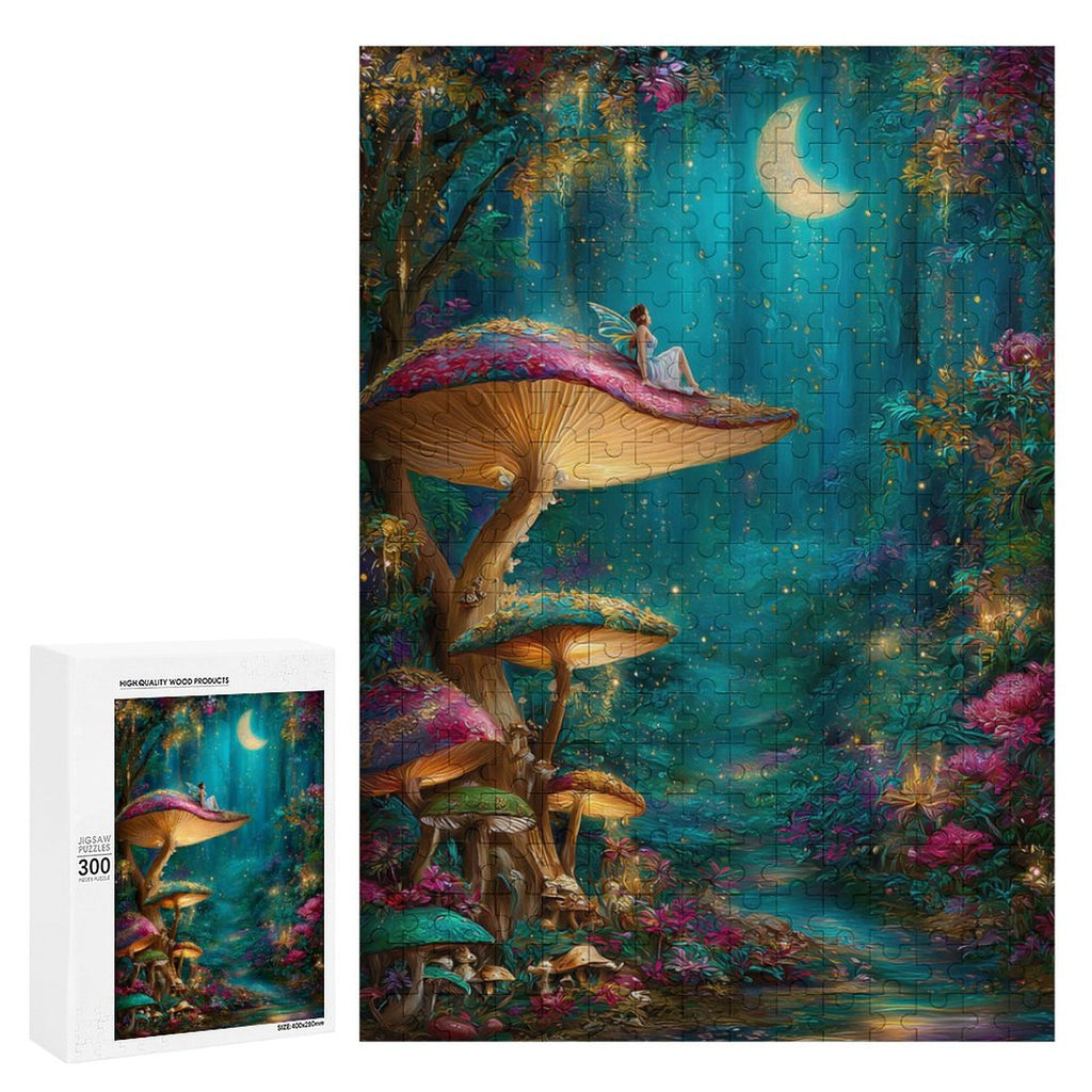 Mystical Forest Fairy Wooden Puzzle