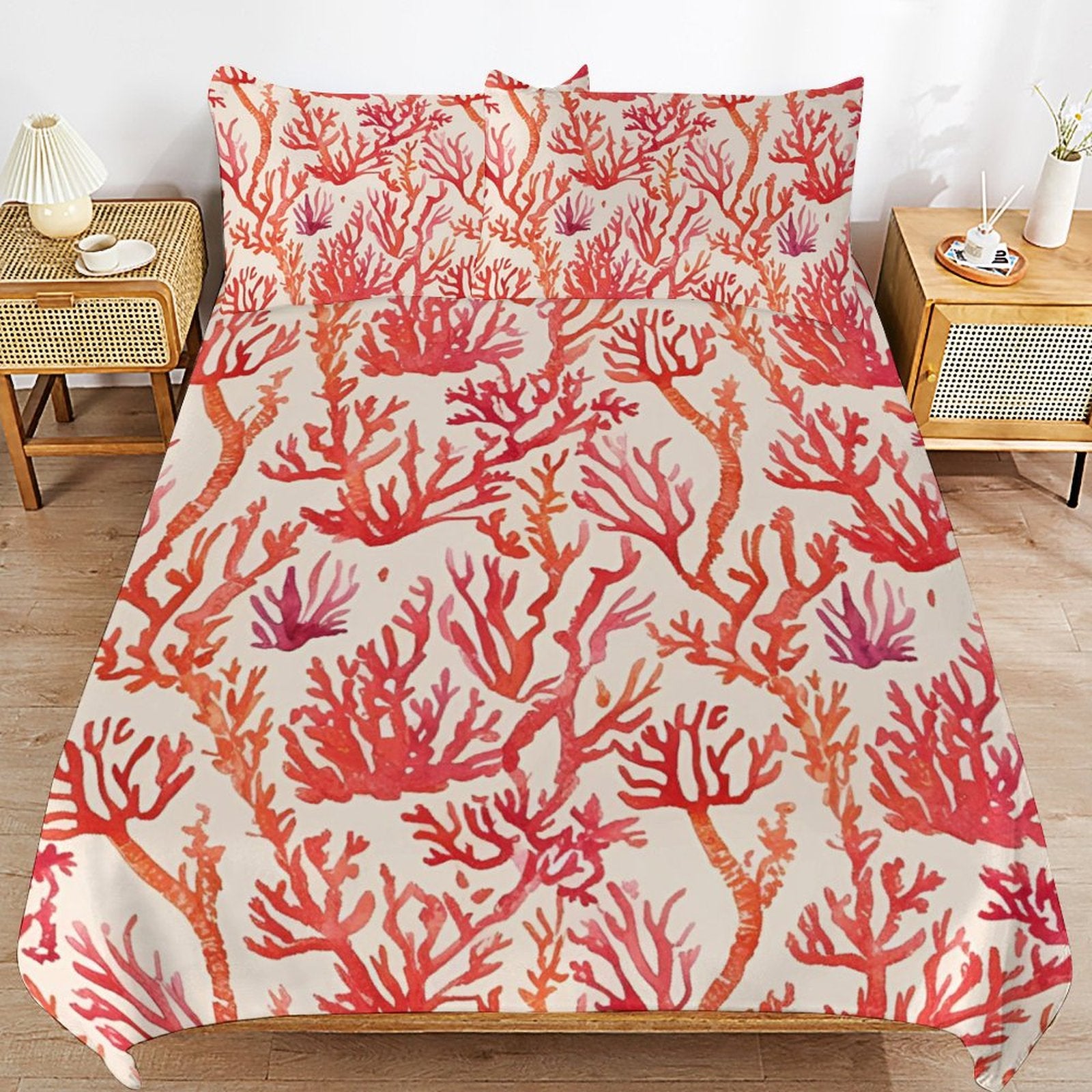 Queen 3-Piece Bedding Set-90"x90"/ 229x229cm