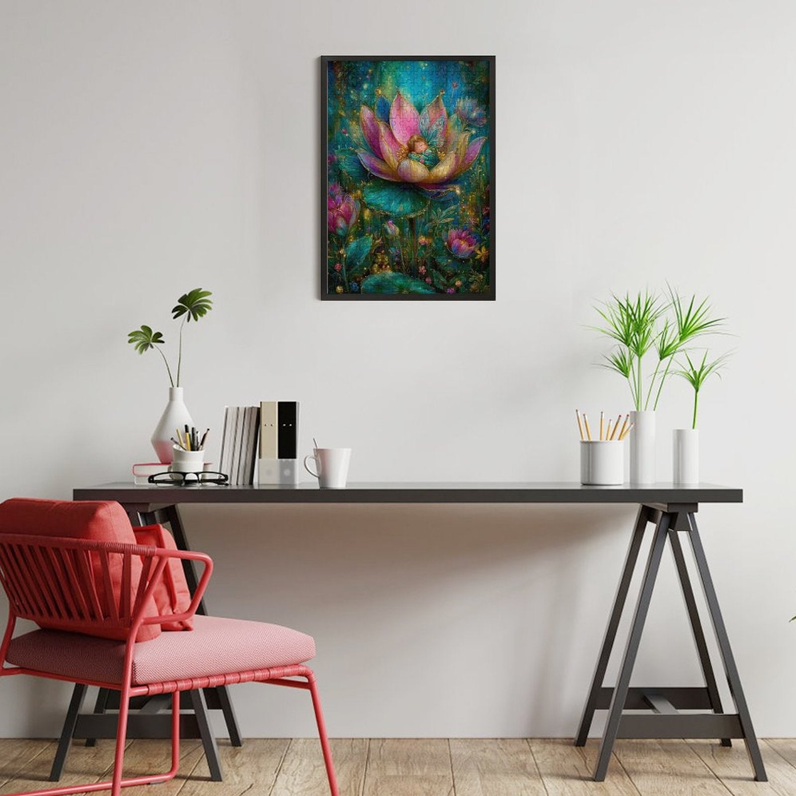 Mystical Lotus Fairy Wooden Puzzle