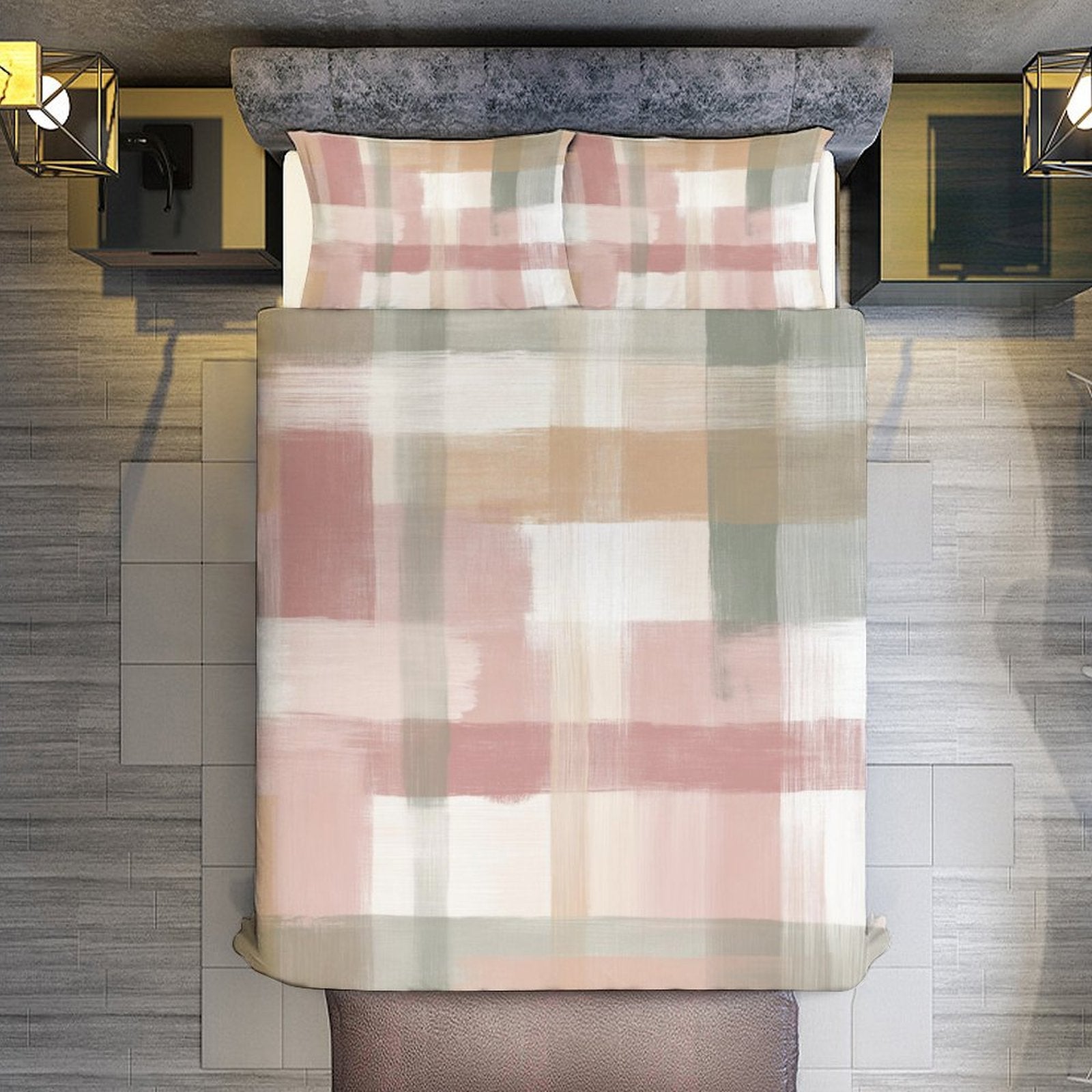 Queen 3-Piece Bedding Set-90"x90"/ 229x229cm
