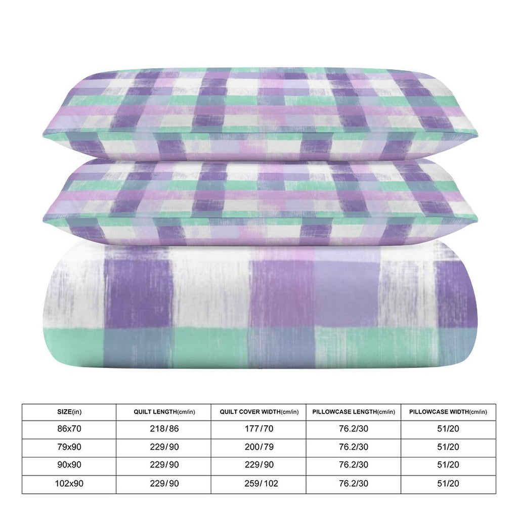 Queen 3-Piece Bedding Set-90"x90"/ 229x229cm