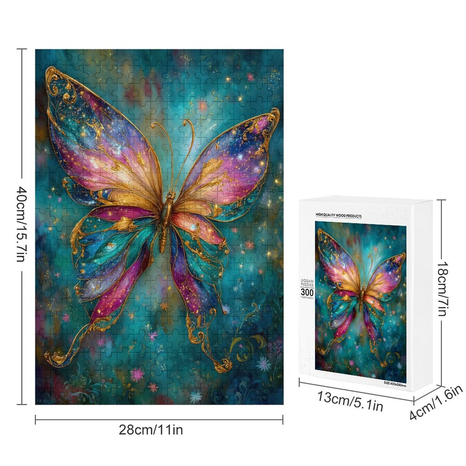 Mystical Butterfly Wooden Puzzle