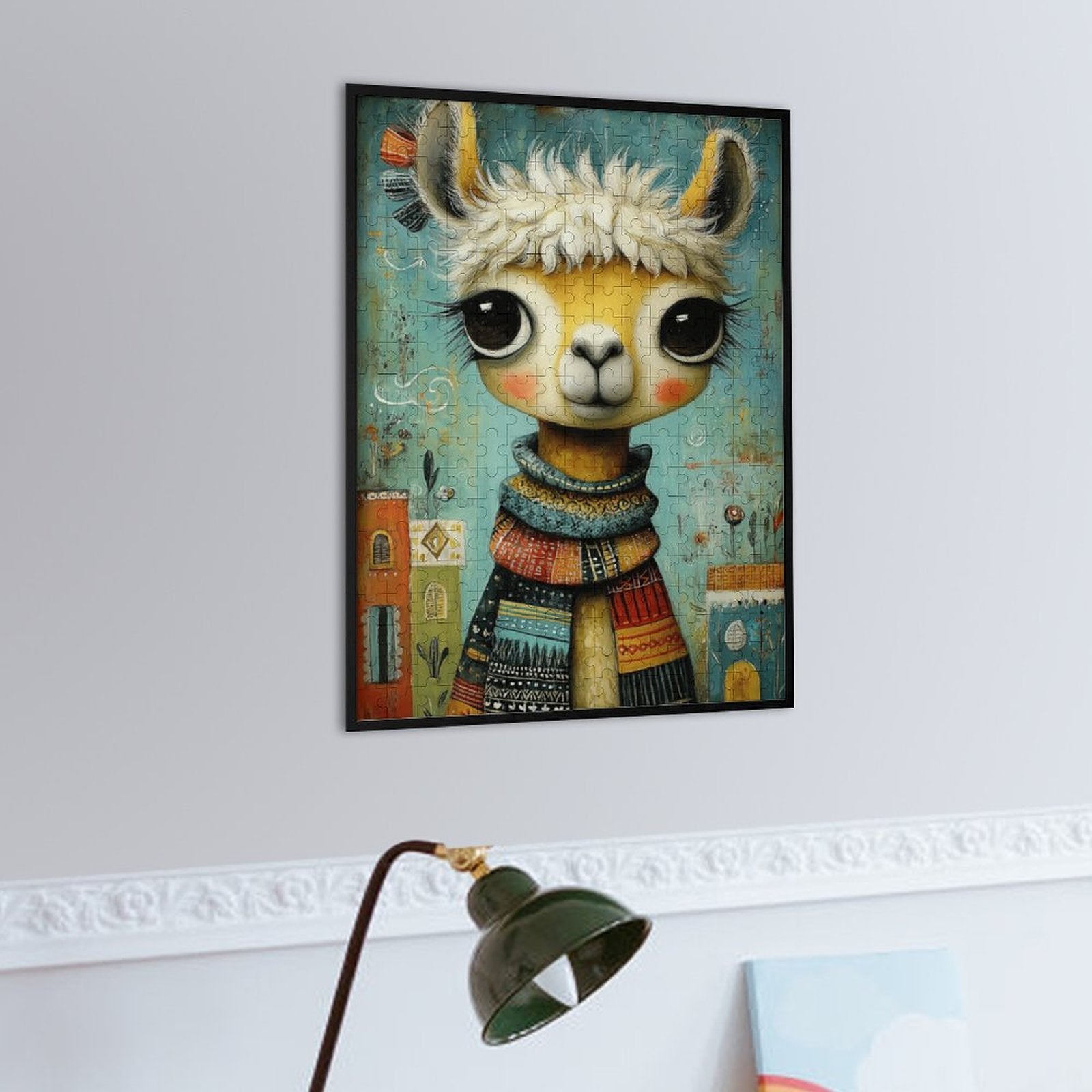 Boho Alpaca Wooden Puzzle