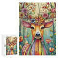 Colorful deer Wooden Puzzle