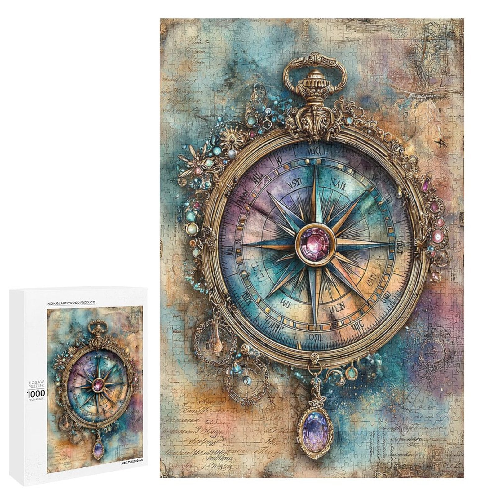 Compass Wooden Puzzle