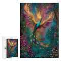 Iridescent peacock Wooden Puzzle