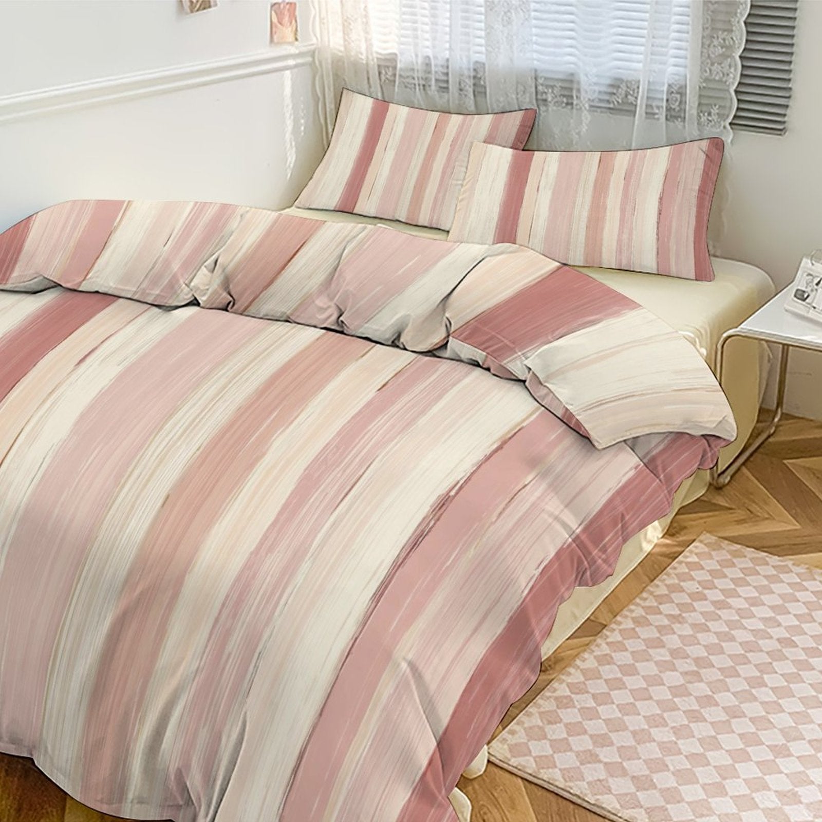 Queen 3-Piece Bedding Set-90"x90"/ 229x229cm