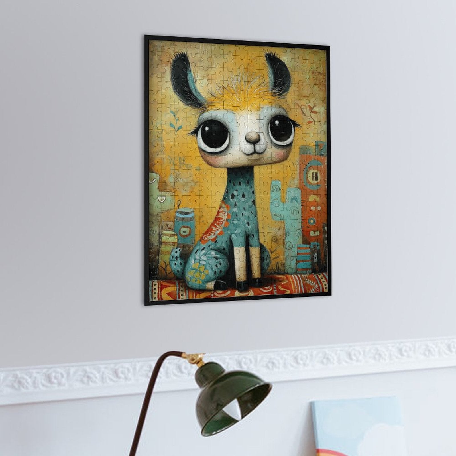 Baby Llama Wooden Puzzle