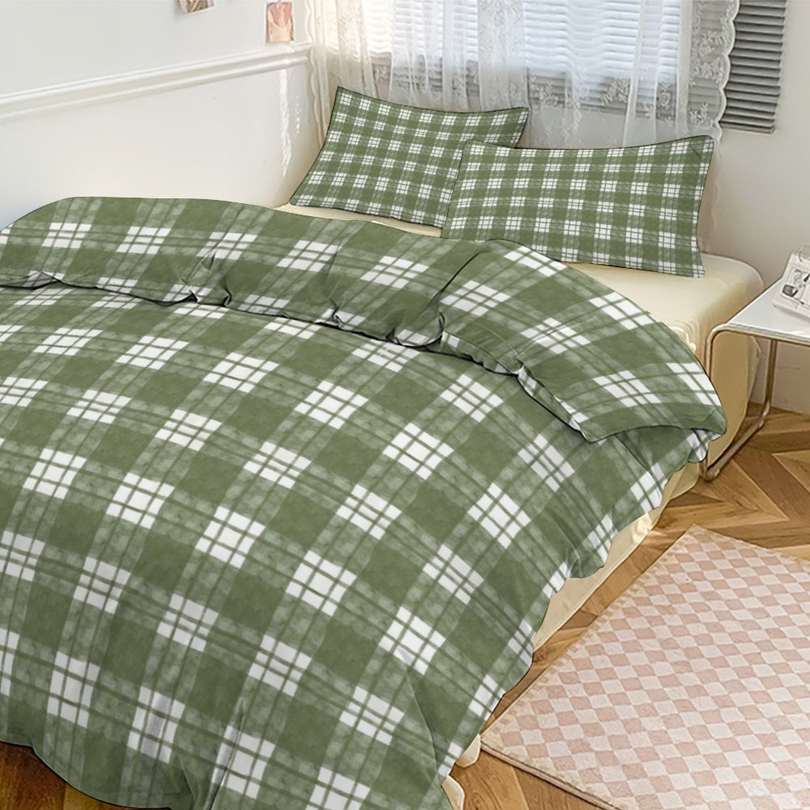 Queen 3-Piece Bedding Set-90"x90"/ 229x229cm