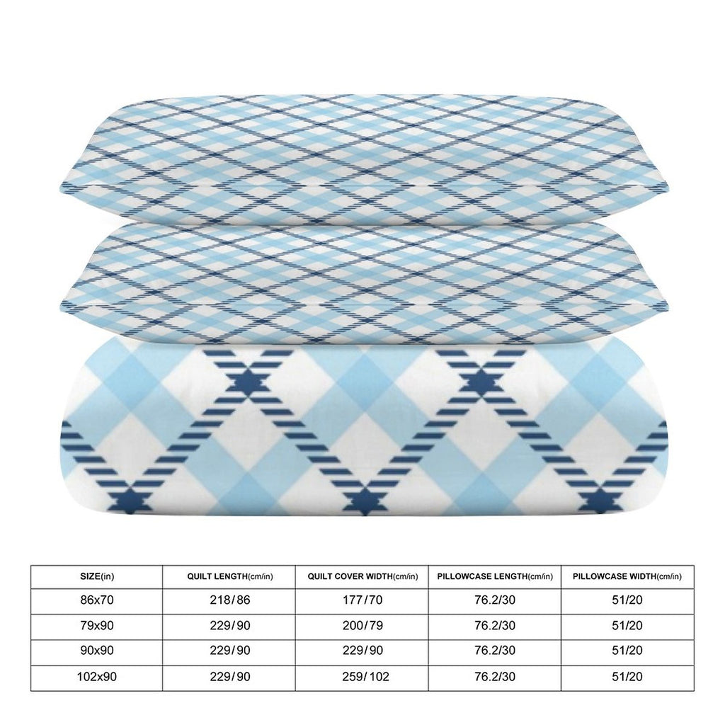Queen 3-Piece Bedding Set-90"x90"/ 229x229cm