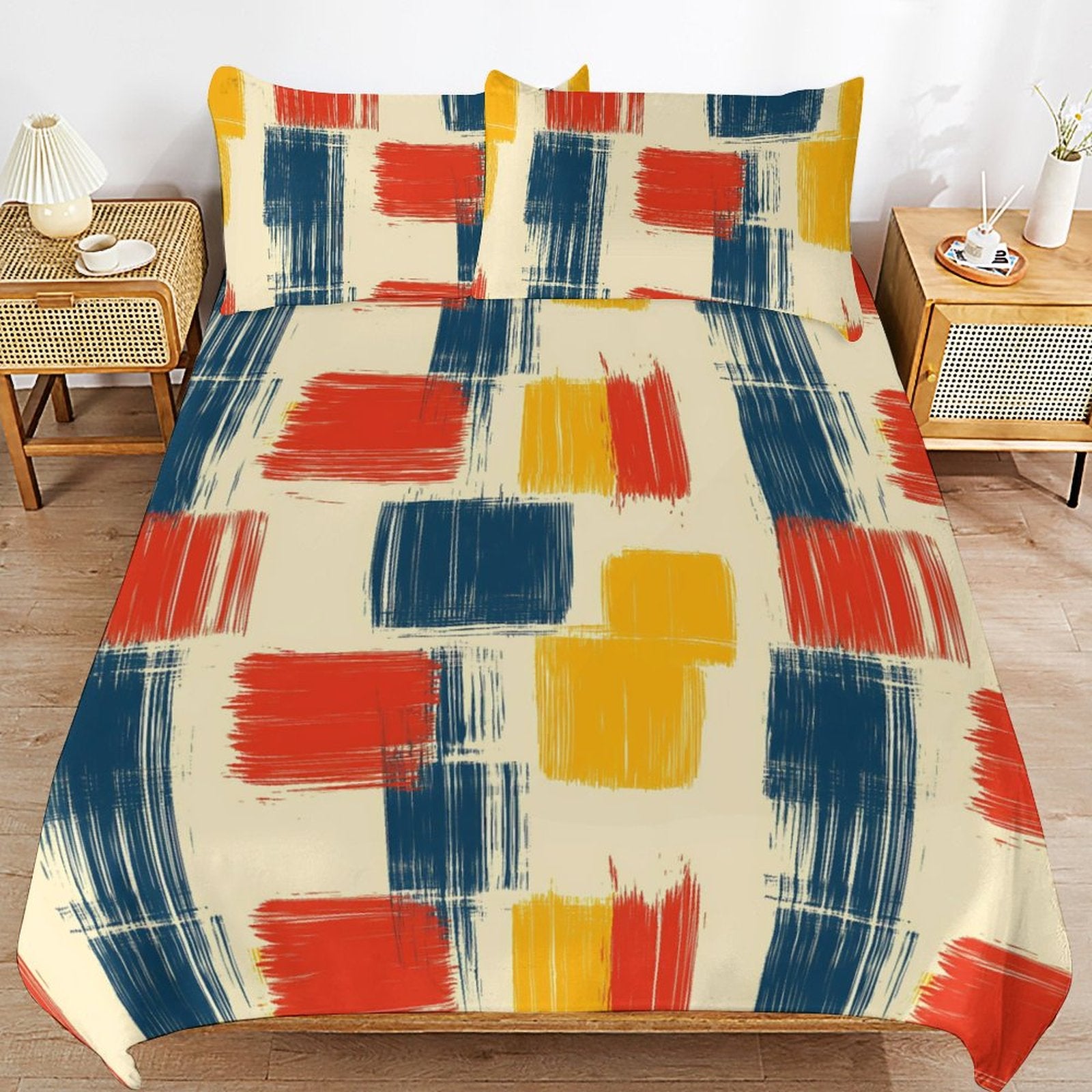 Queen 3-Piece Bedding Set-90"x90"/ 229x229cm