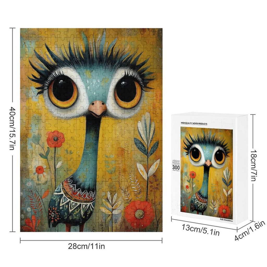 Colorful Bird Wooden Puzzle