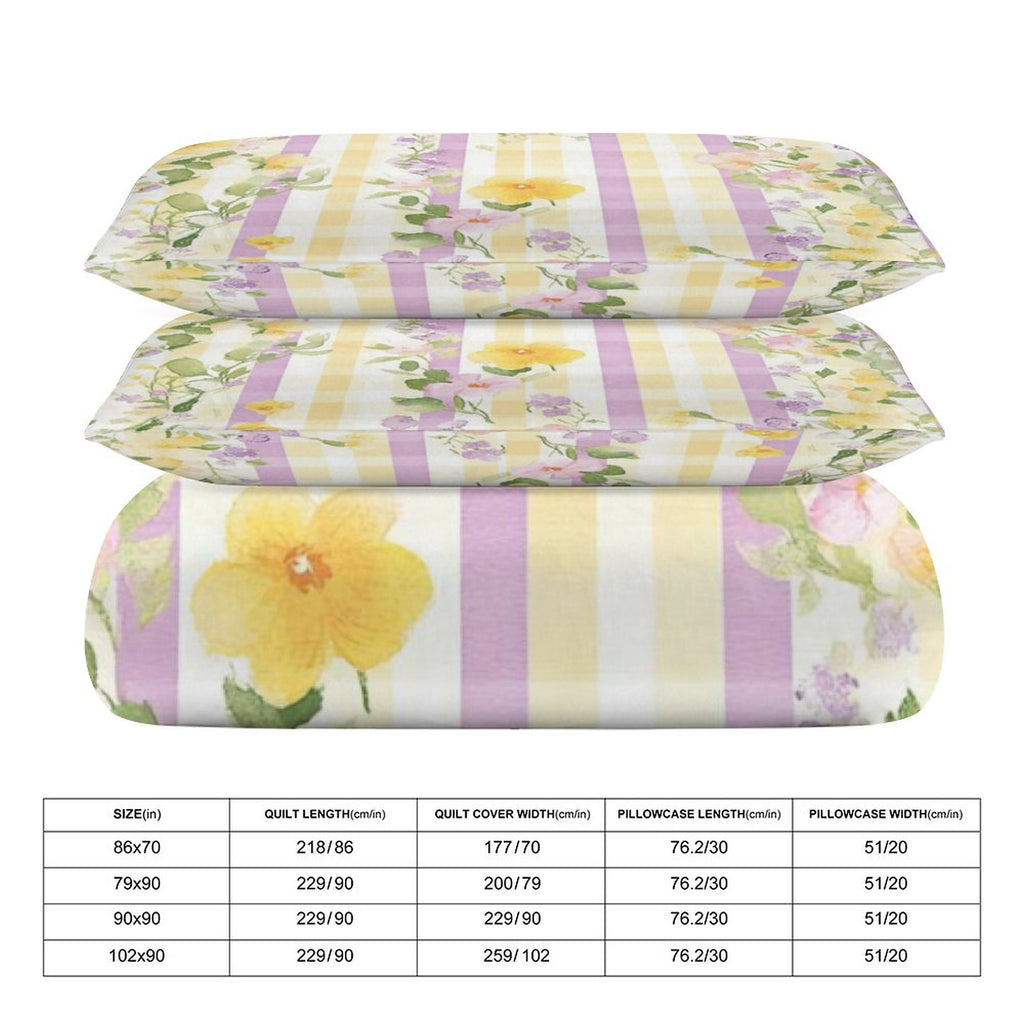 Full 3-Piece Bedding Set-86"×70"/ 218×177cm
