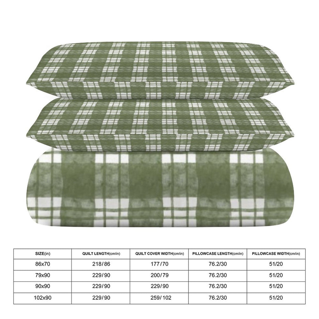 Queen 3-Piece Bedding Set-90"x90"/ 229x229cm