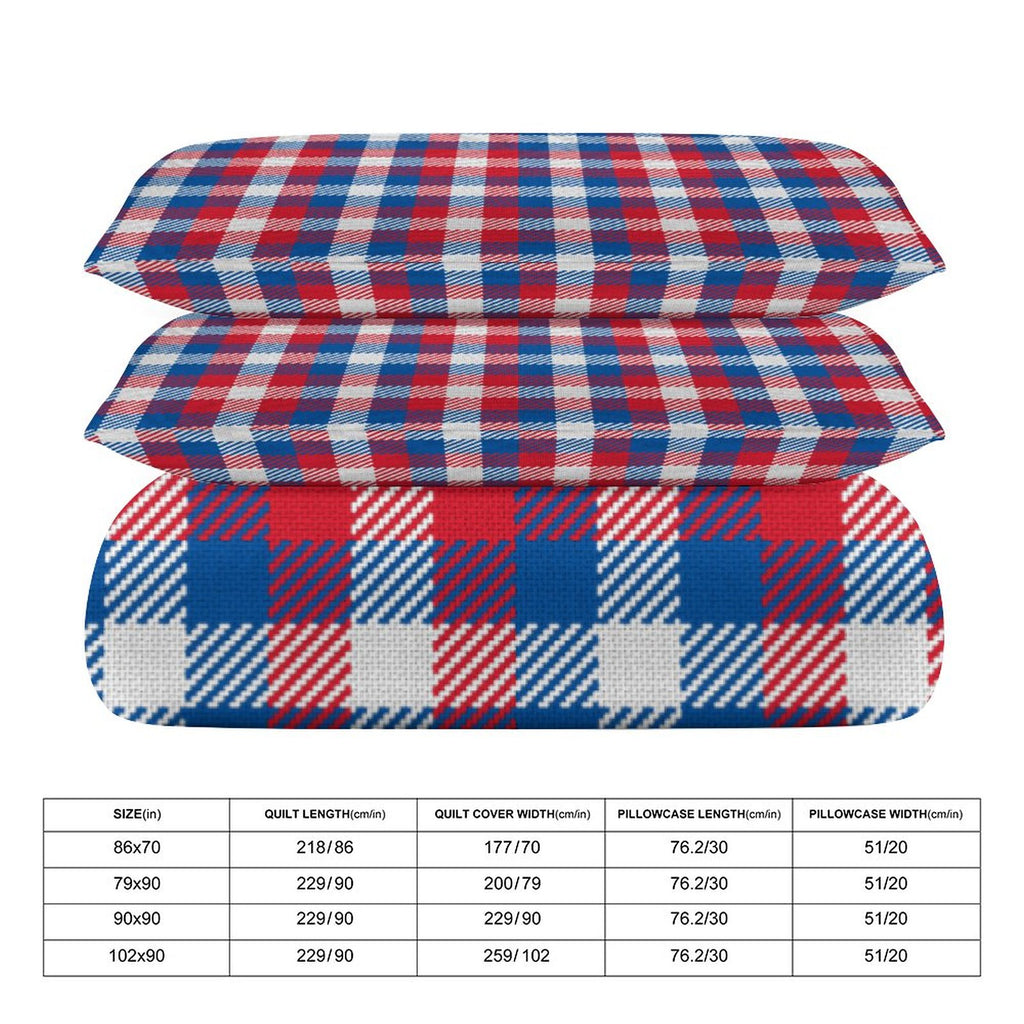 Queen 3-Piece Bedding Set-90"x90"/ 229x229cm