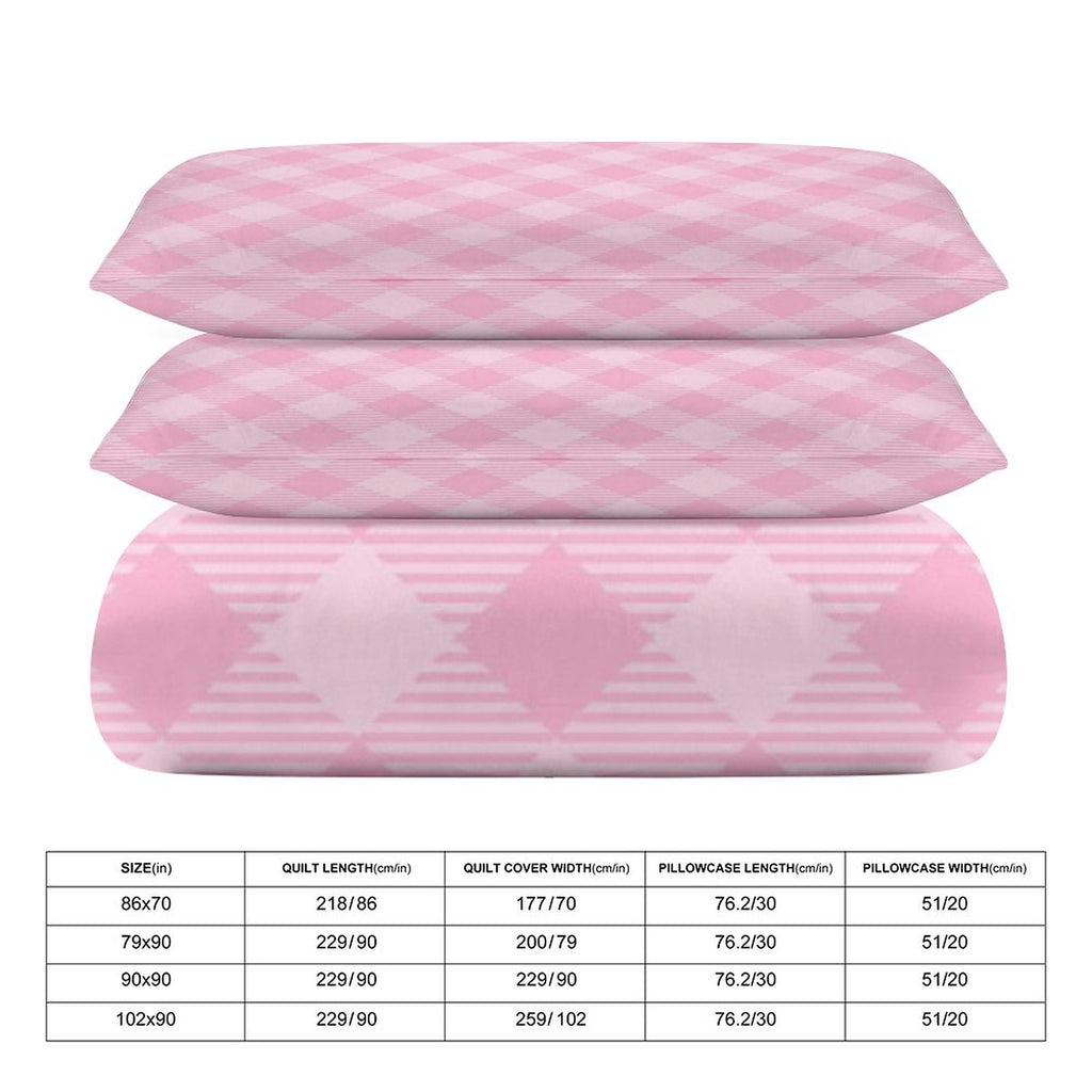 King 3-Piece Bedding Set-102"x90"/ 259x229cm