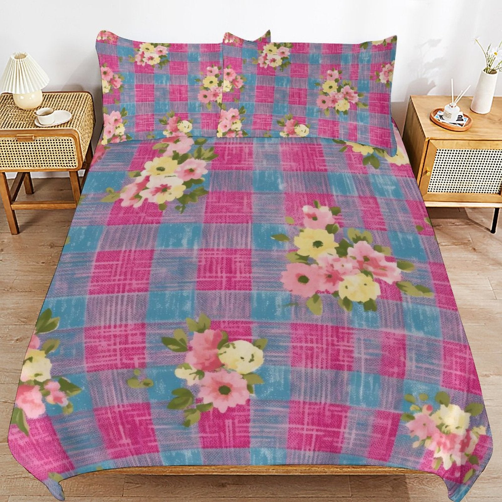 Queen 3-Piece Bedding Set-90"x90"/ 229x229cm