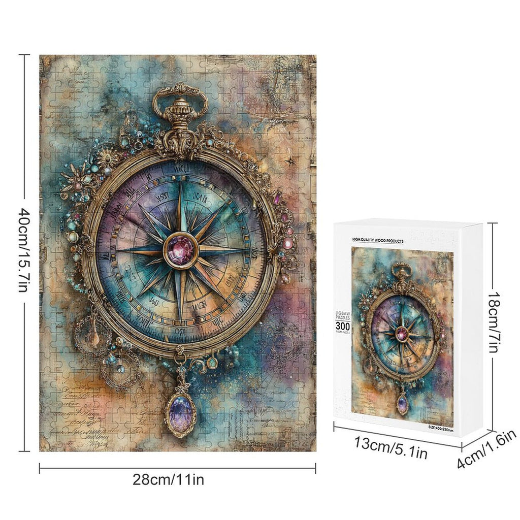 Compass Wooden Puzzle