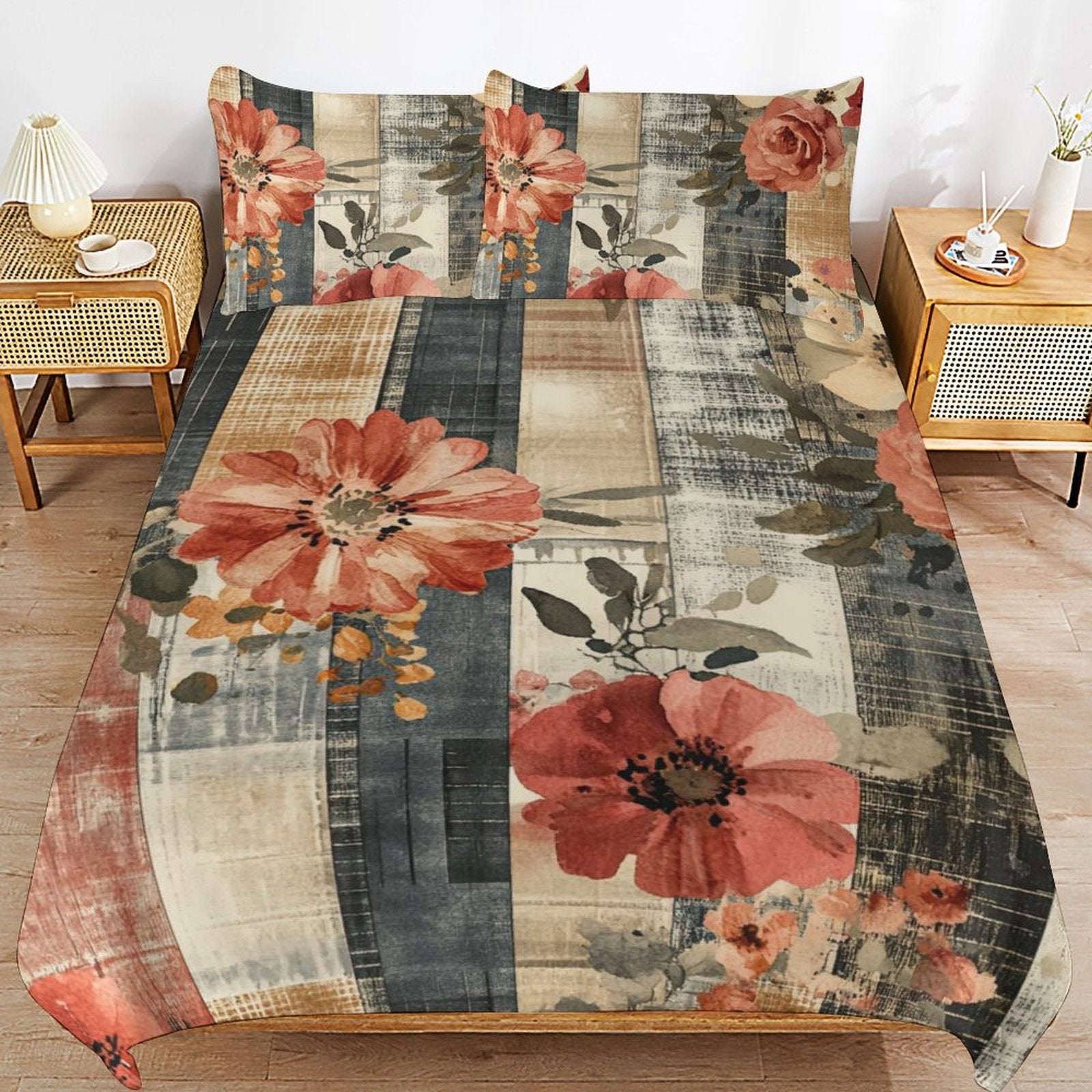 Full 3-Piece Bedding Set-86"×70"/ 218×177cm
