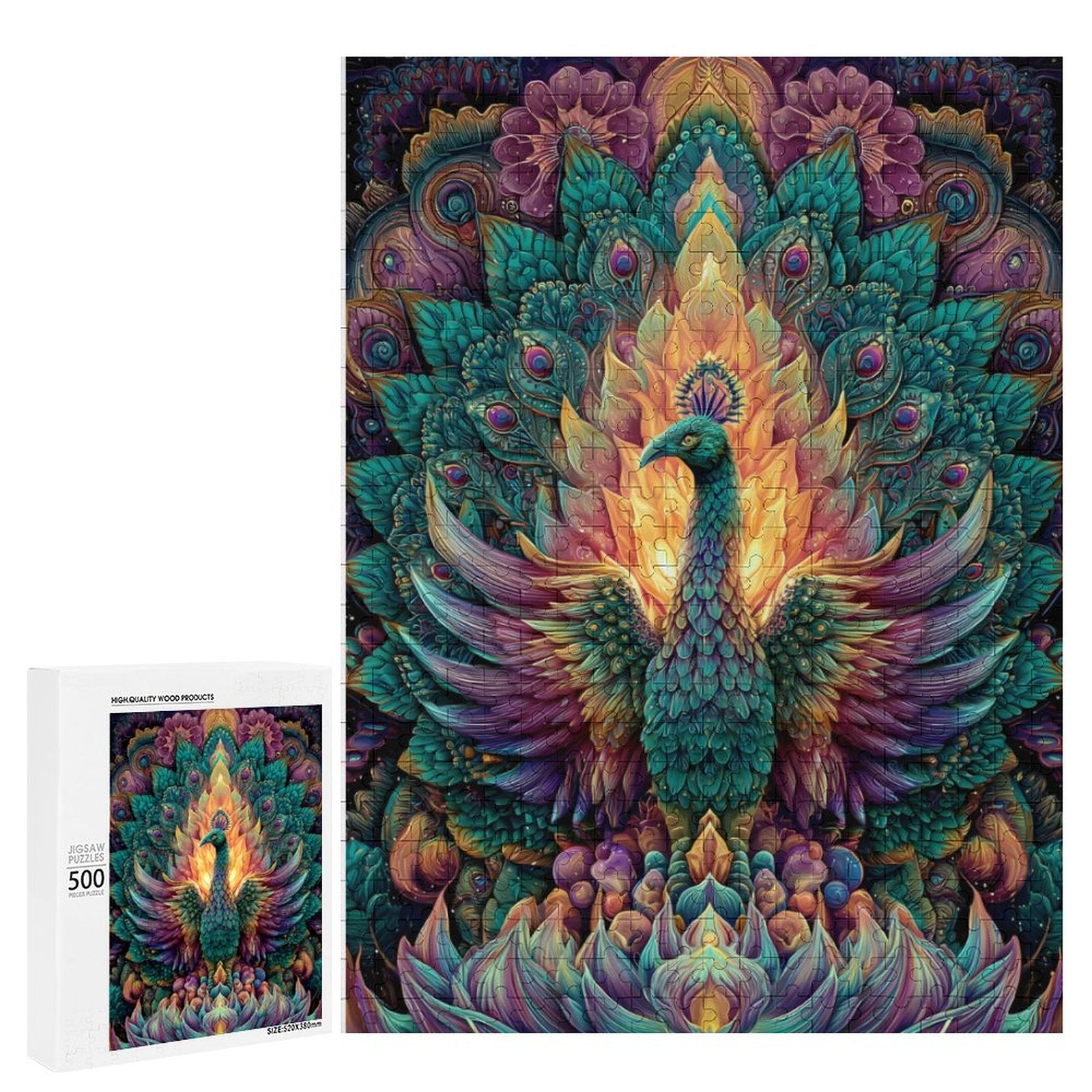 Colorful Wooden Puzzle