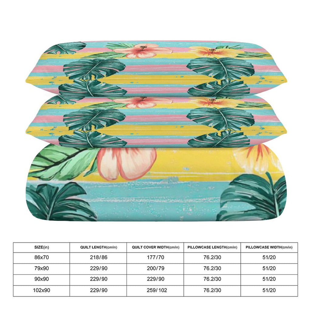 Full 3-Piece Bedding Set-86"×70"/ 218×177cm
